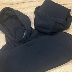 All Black Hoodie x2